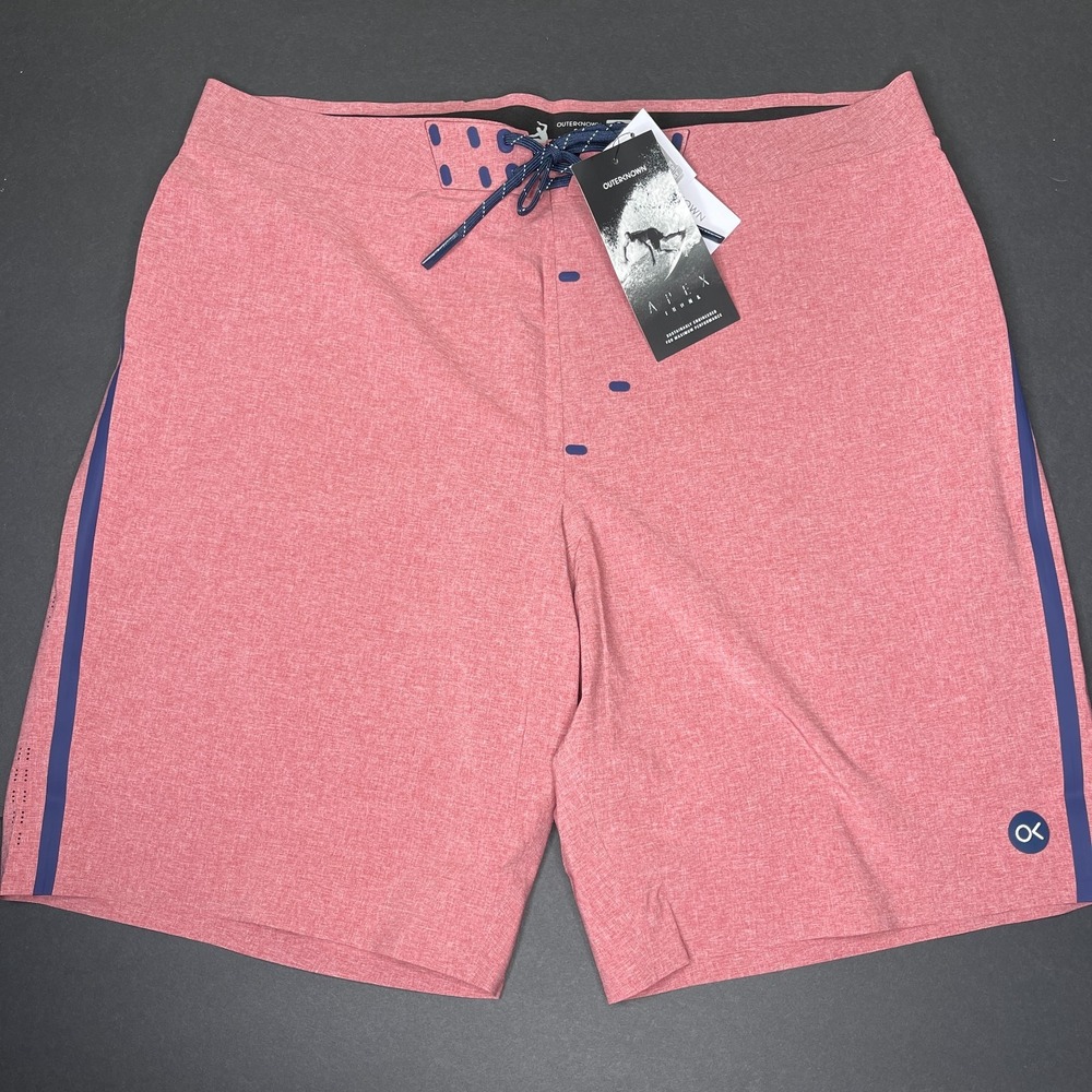 Outerknown Apex Trunks Board Shorts Kelly Slater Men's Size 32 8" Surf New